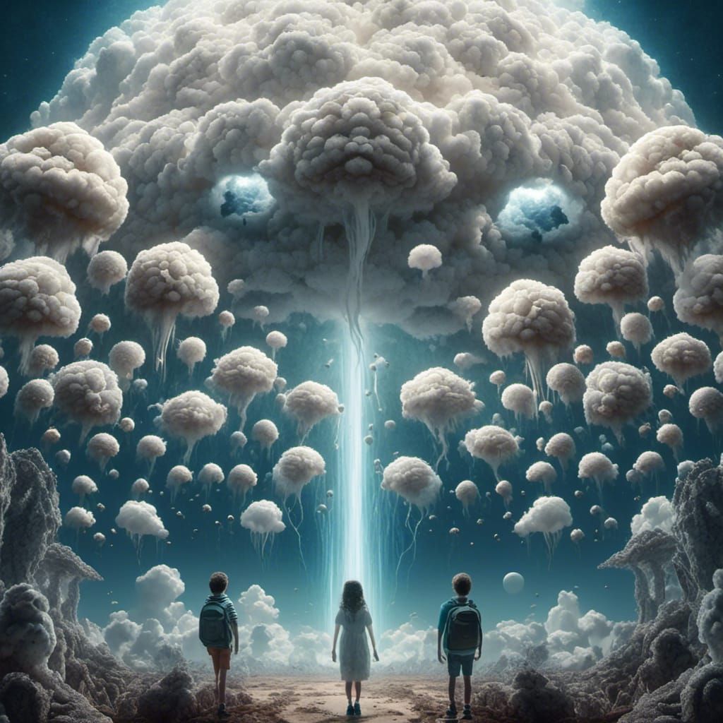 Extraterrestrial Cloudscape: A Light and Airy Vision