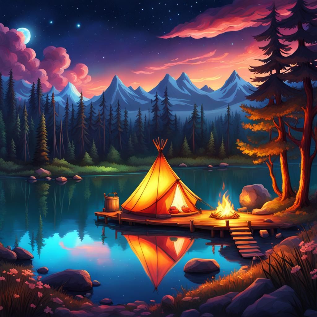 Fantasy Whimsical Camping✨🏕️