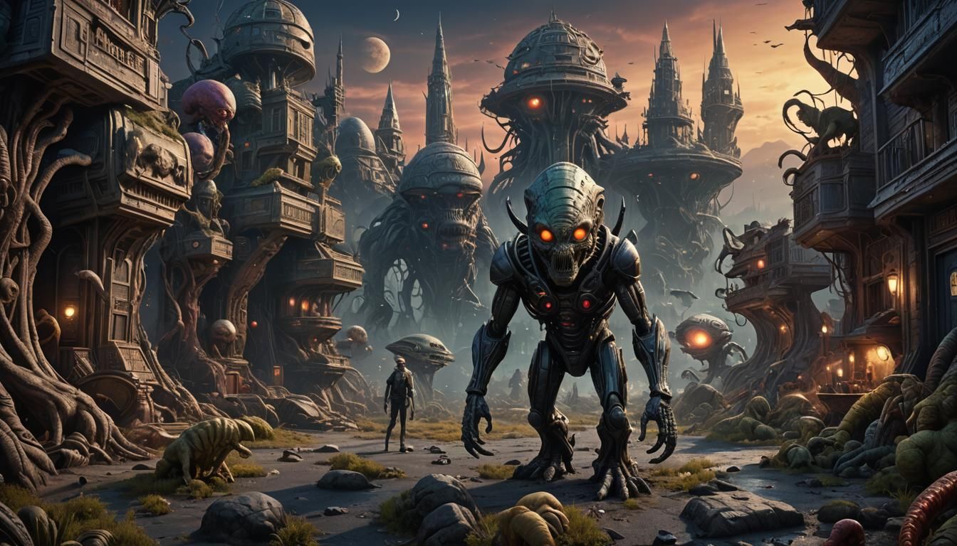 Alien Monsters in a Twilight Zone World