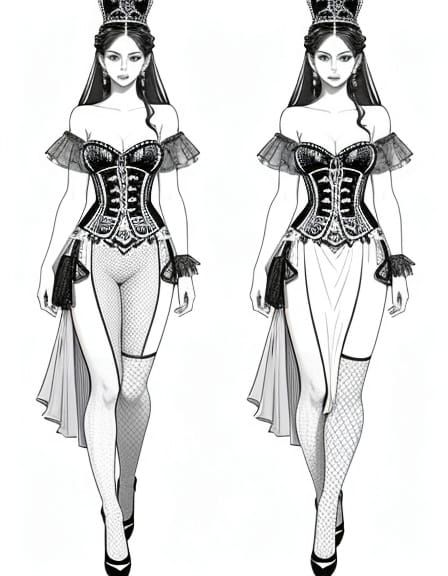 Gothic Dark Fantasy Portrait in Rich, Dramatic Colors