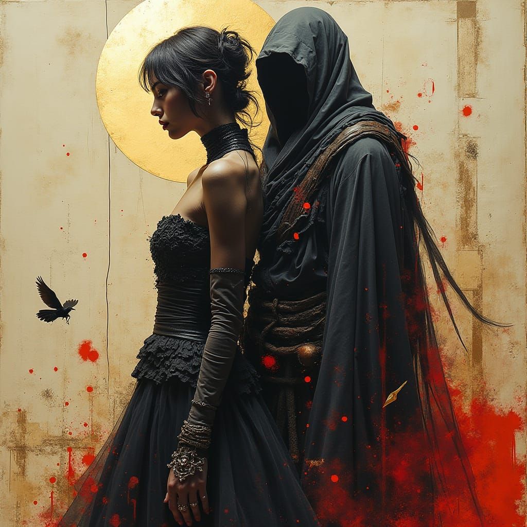 Surreal Fashion Hermit Fusion in Dark Surrealism