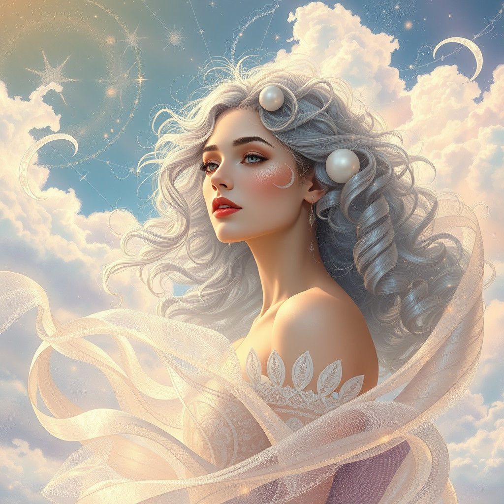 Ethereal Woman in Dreamlike Fantasy Art