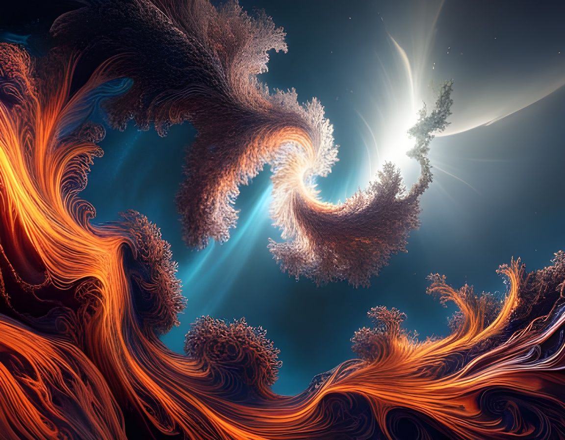 Hyperrealistic Mandelbrot Fractal in Outer Space