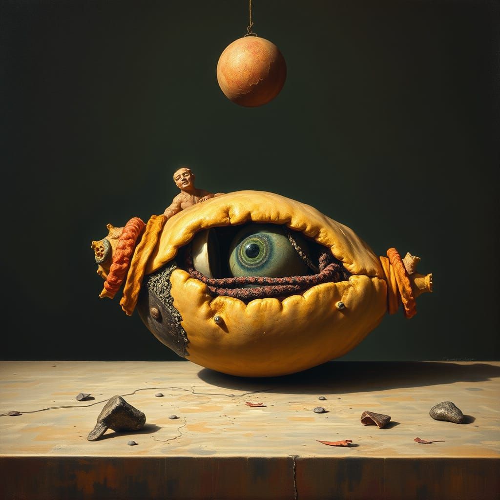 Surrealist Impossible Object Painting in Magritte and Dali S...