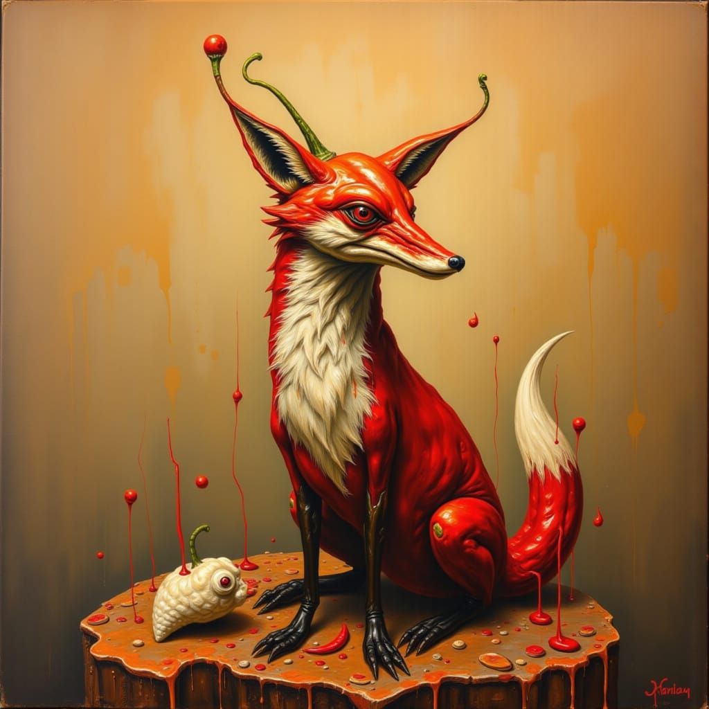 Vibrant Red Fox in a Natural Setting