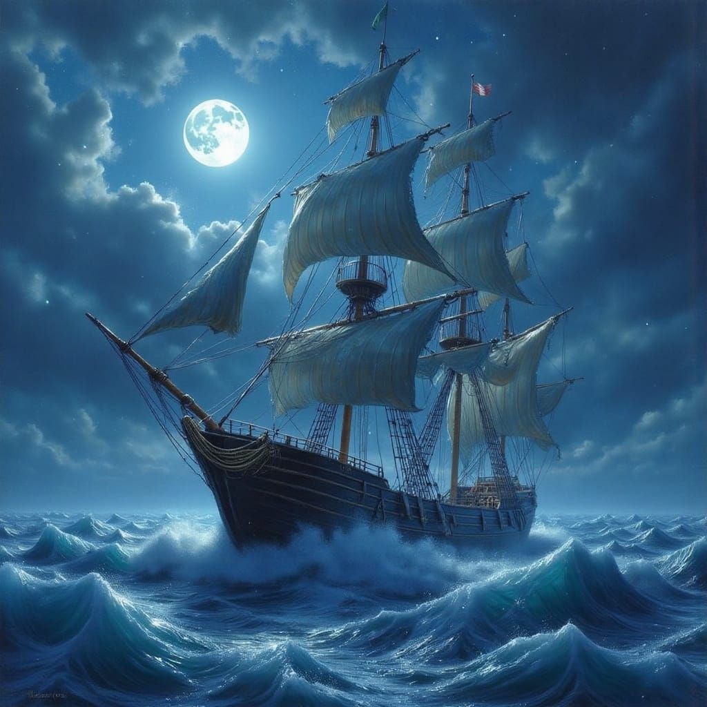 'A Ship Sails into Eternal Night'