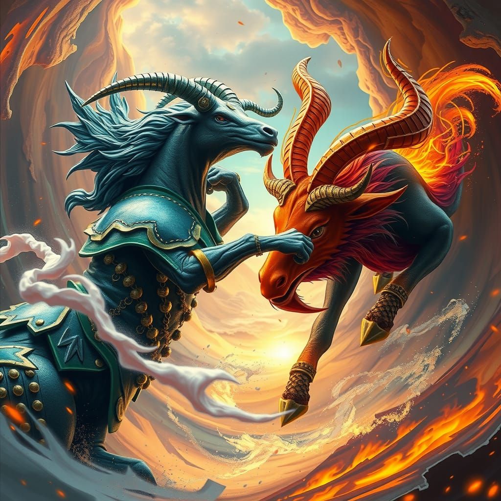 Capricorn vs Aries: Epic Fantasy Duel