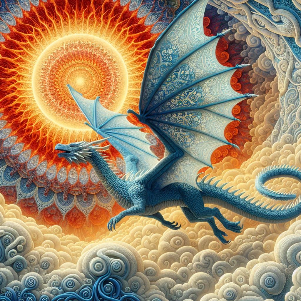 Whymsical dragon