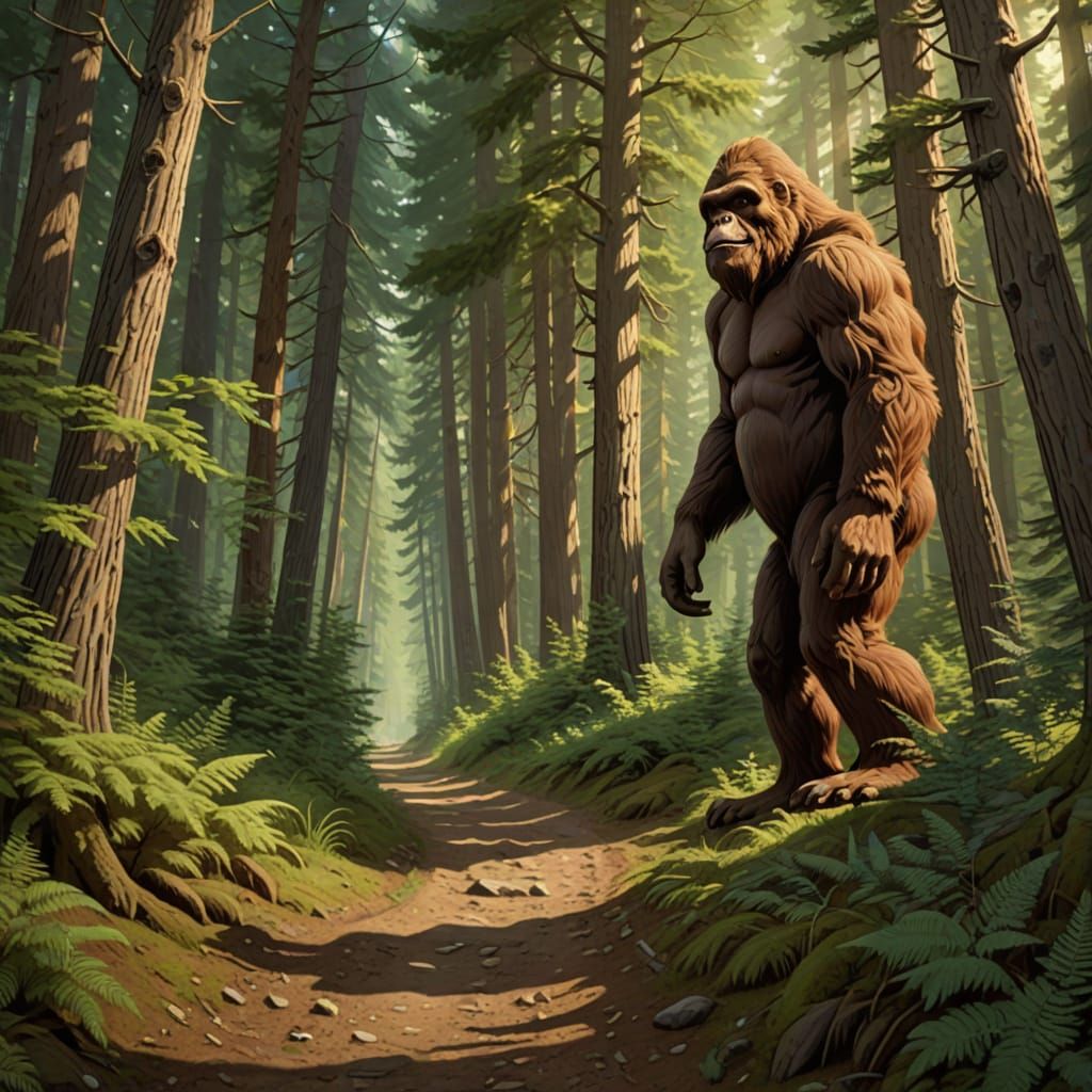 Mysterious Forest Path in the Footsteps of a Legendary Creat...