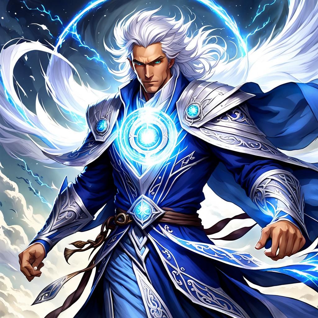 Wind Mage Zephyr Summons Powerful Gusts