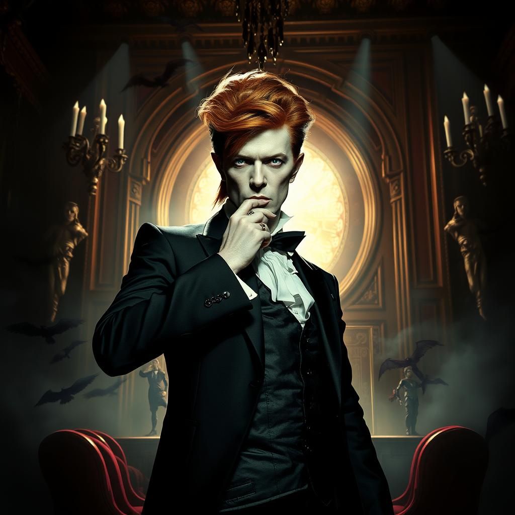 Elegant Gothic Portrait Inspired by Gustave Doré