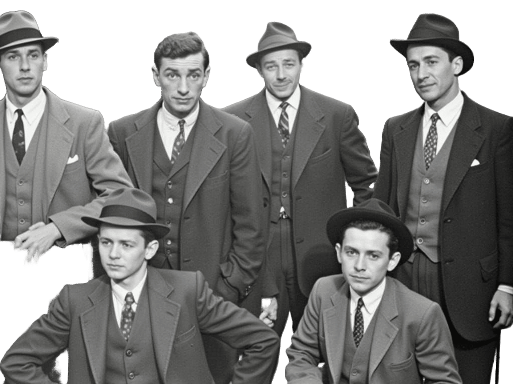 Sepia Print of Depression-Era Bootleggers