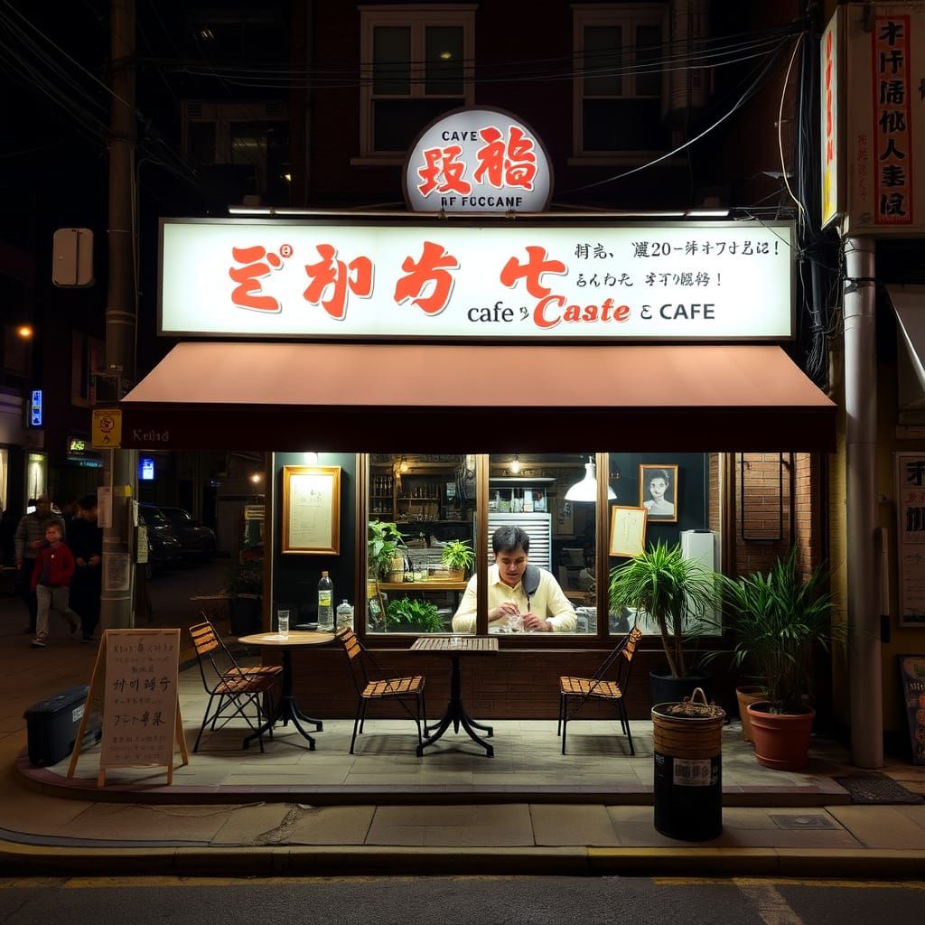 Auroral Nightlife in a Parisian Bistro