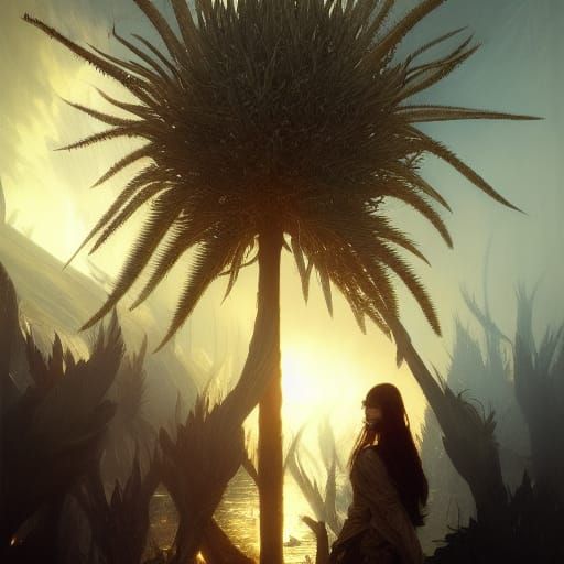 Devil's Palm Dark Fantasy Concept Art