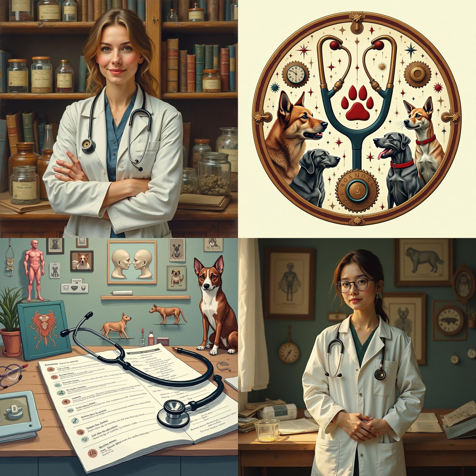 Veterinary Medicine Medical Symbols Image