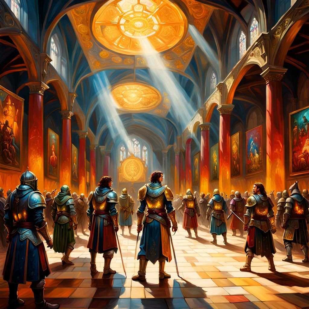 Vox Machina: Renaissance-Inspired Oil Painting in 8K