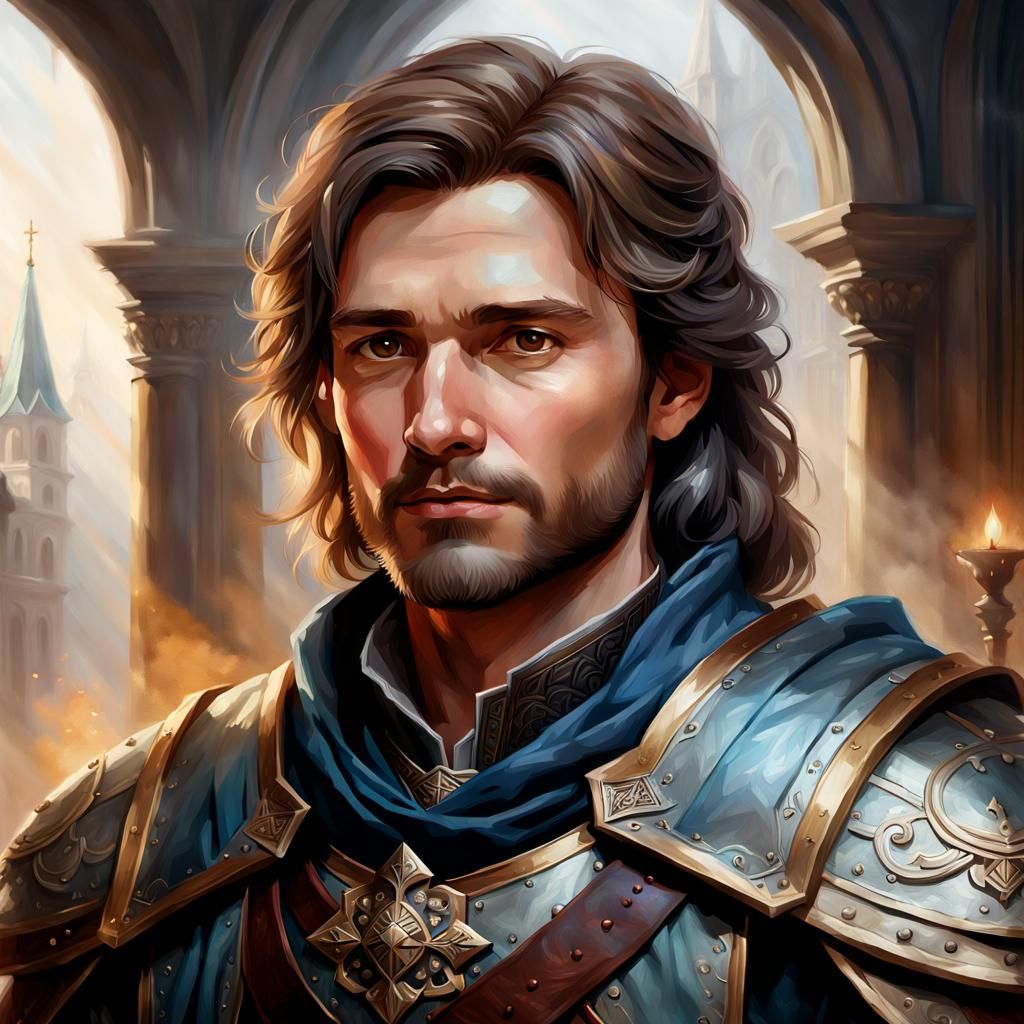 Vox Machina Renaissance Portrait in Hyperrealistic Style