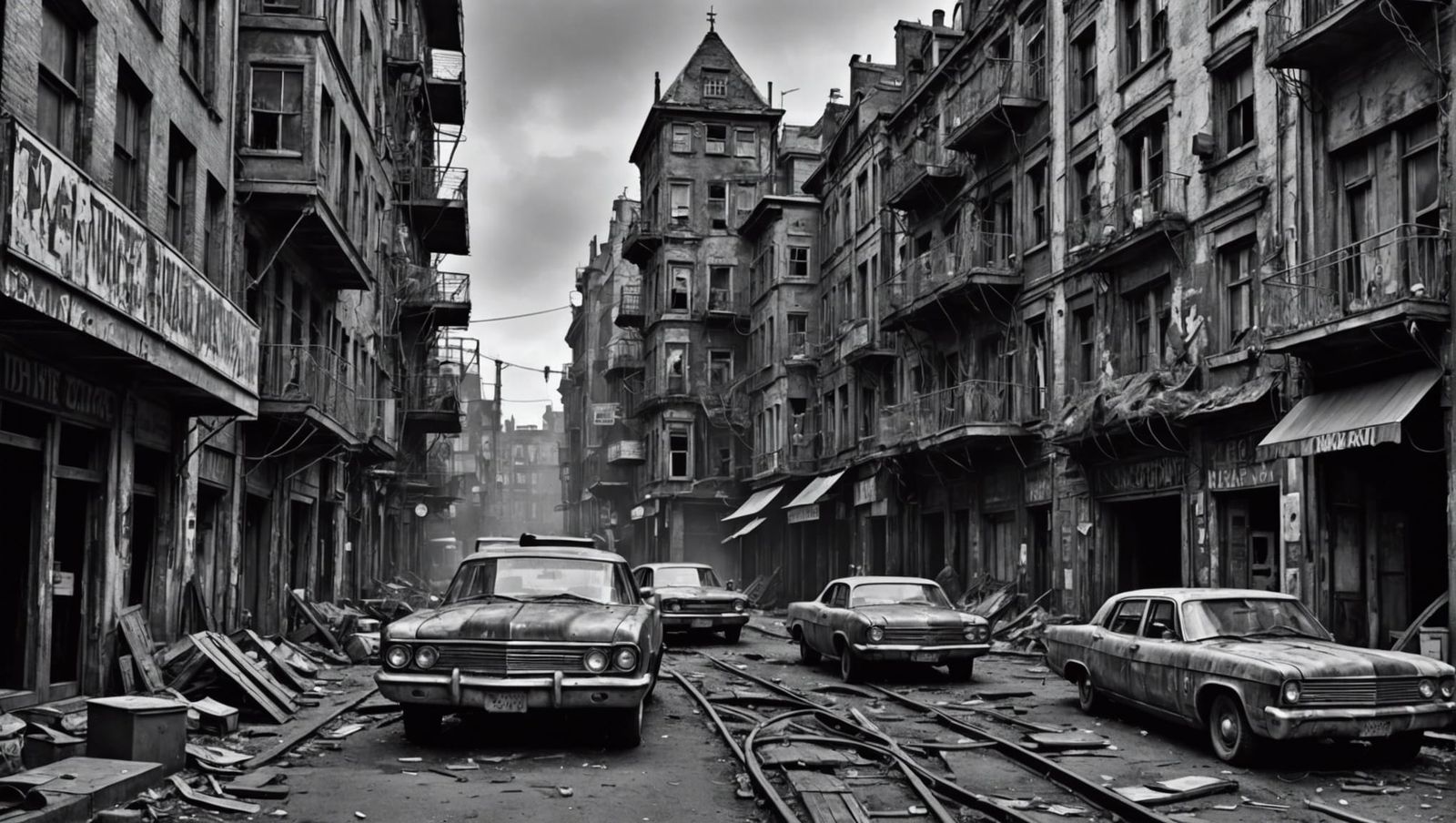 Colorful Psychedelic Steampunk City Rises After Apocalypse
