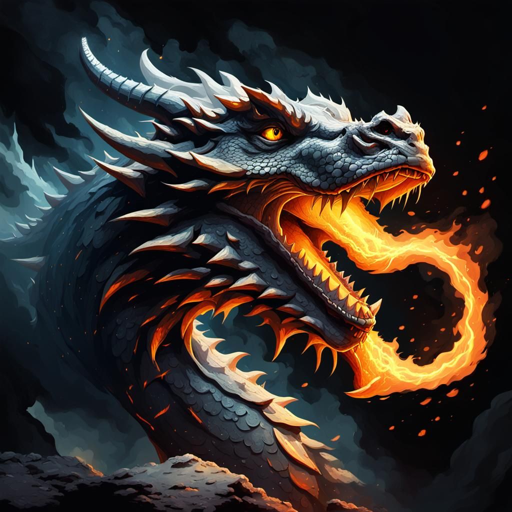 Dragon's Breath: A Fantasy Illustration