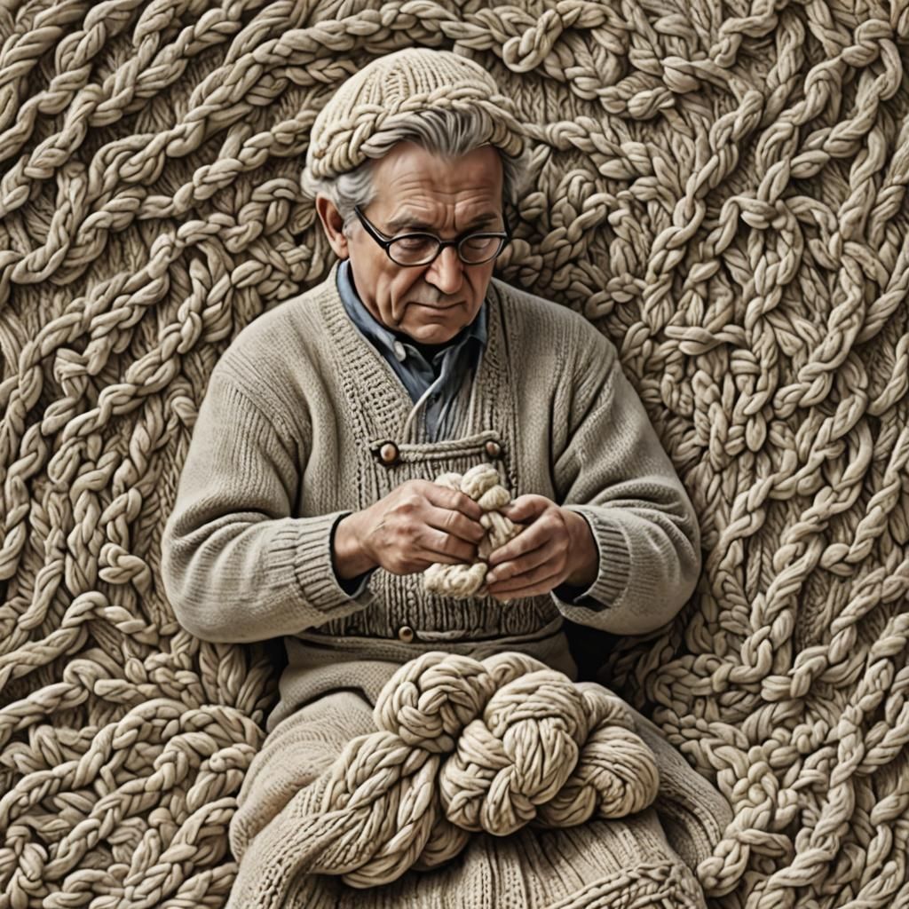 Surreal Figure Kneading: Homage to Knoller