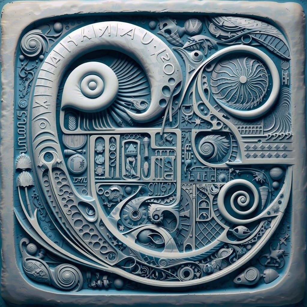 Dark Fantasy Masterpiece in Splendid Purple and Yellow Hues