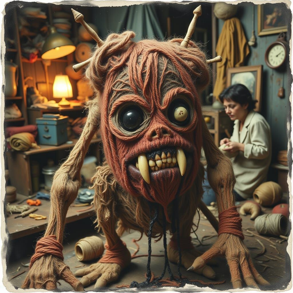 Yarn Monsters Coven Photo: A Whimsical Gathering