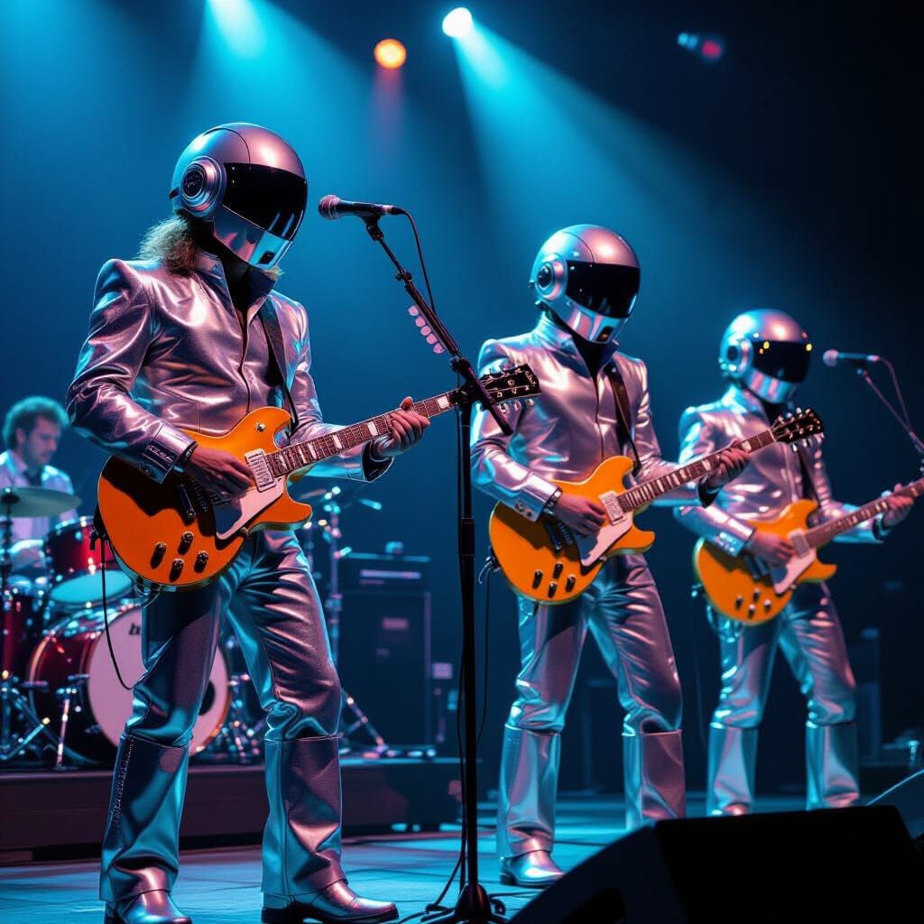 Robots in Concert: A Futuristic Stage Performance