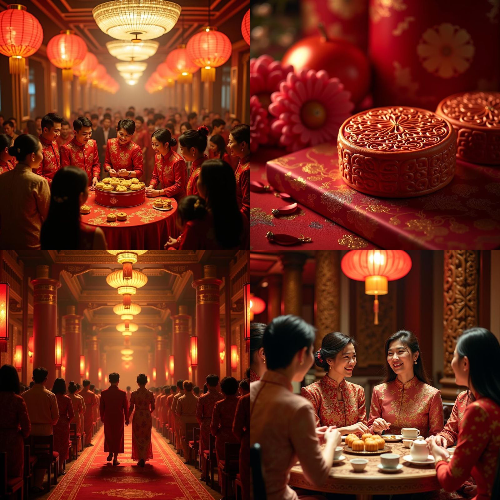 Mooncake Celebration at Istana with Singaporean Celebrities