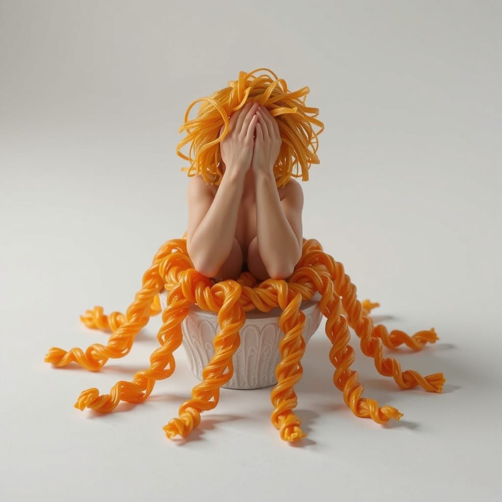 Vortex of Crimson Energy in Perpetual Rotation