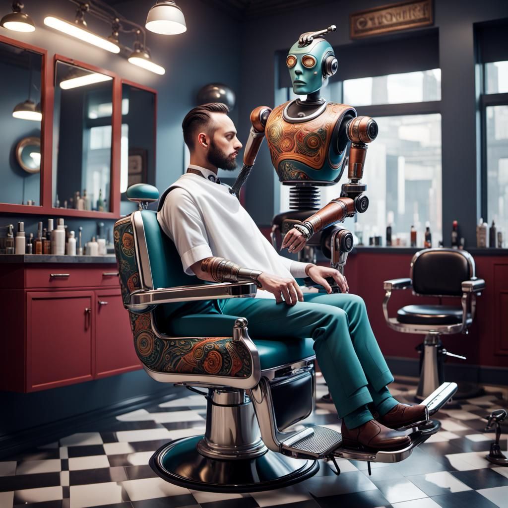 The Robo-Barbershop "Something For The Weekend Sir?"