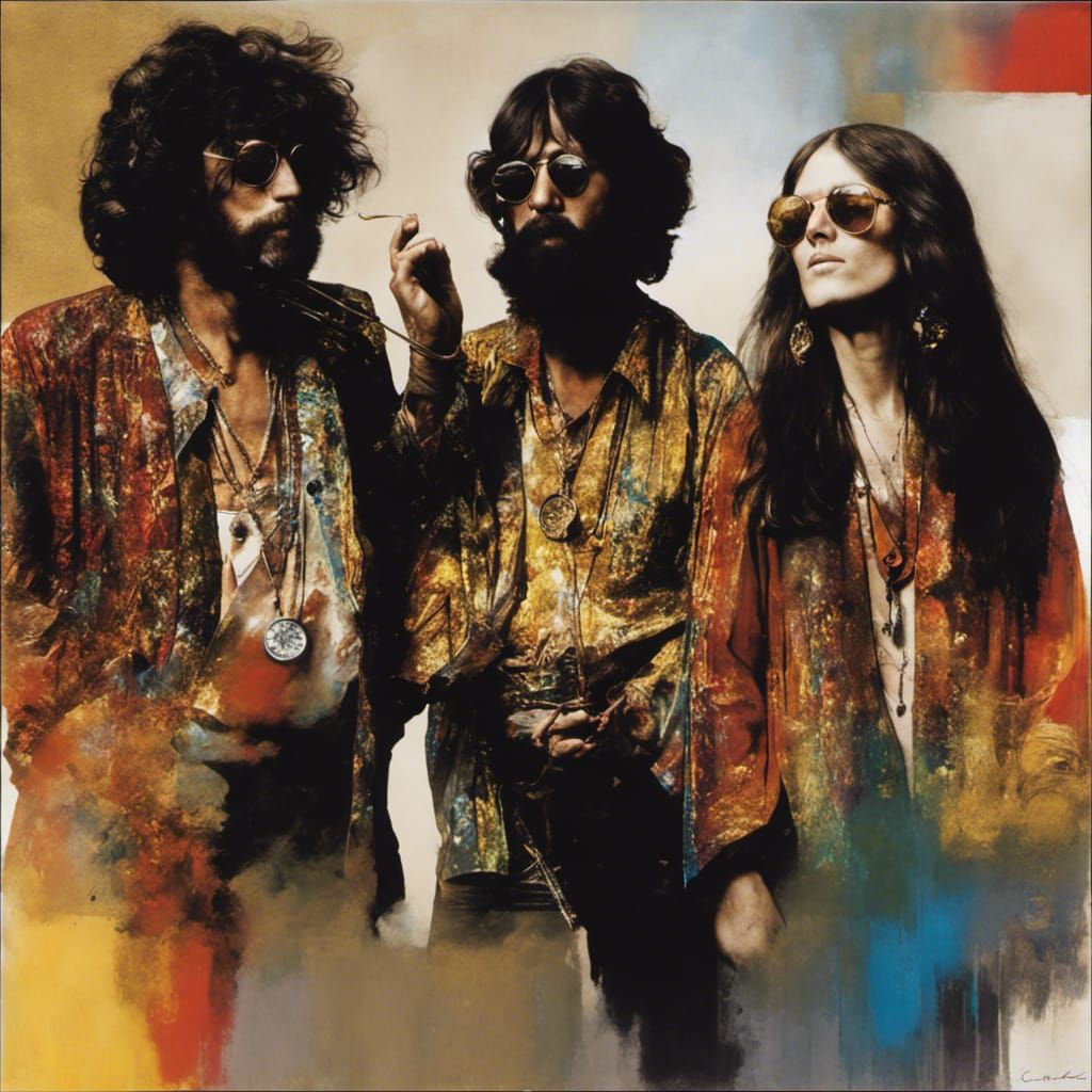 The 1970's, hippies, music, groups and freedom.