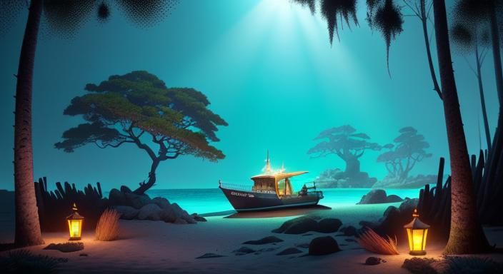 Cartoon Scholar and Pixie: A Digital Fantasy Art Piece