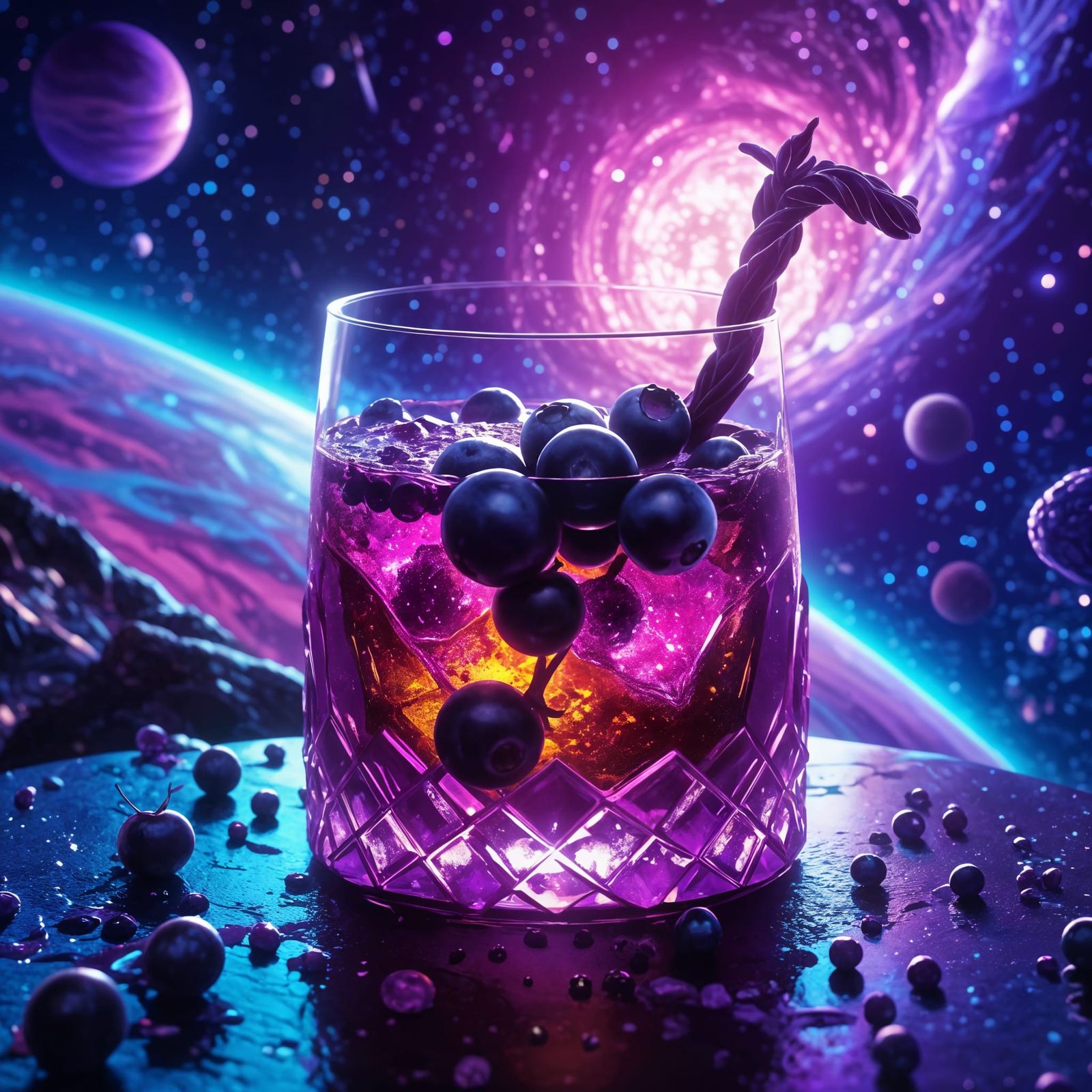 Cosmic Blackcurrant Bourbon at Universe Edge
