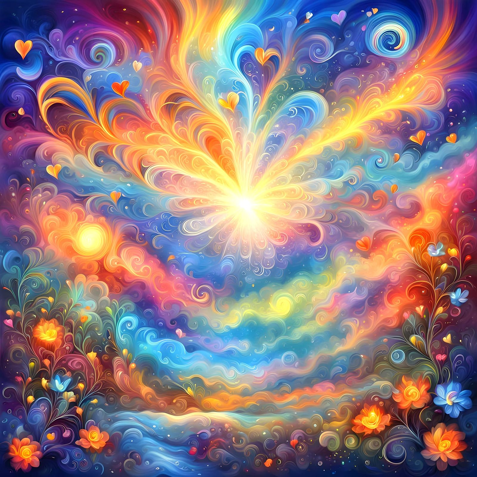 Love Shines Bright in a Whimsical Landscape