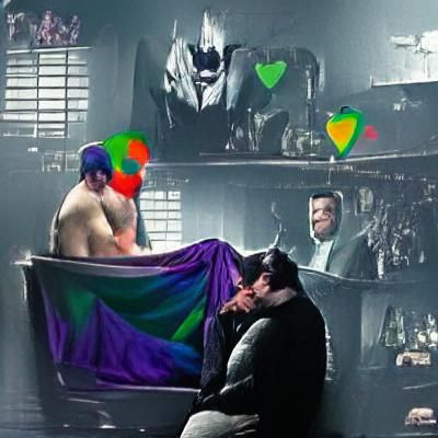 Batman and Joker Scene