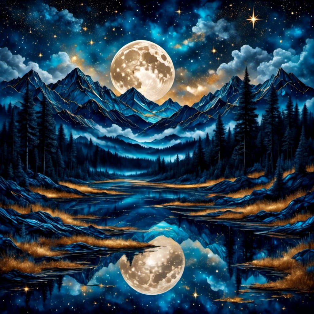 Selenolatry in Hyperreal Celestial Style