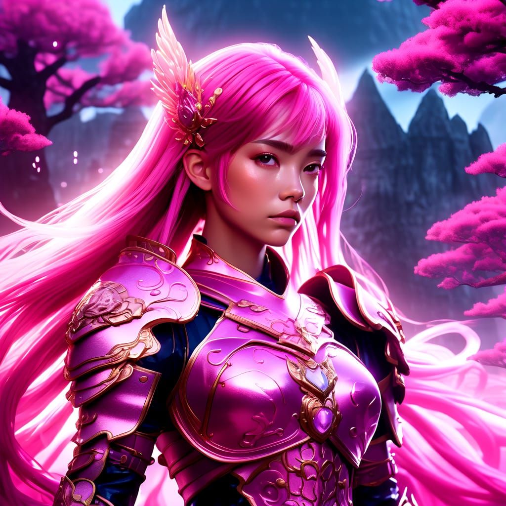 PinkPantheress in Magical Realm, Studio Trigger Style