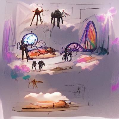 Abstract Image Generated From Minimalist Prompt