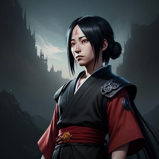 Itachi Uchiha Detailed Matte Painting