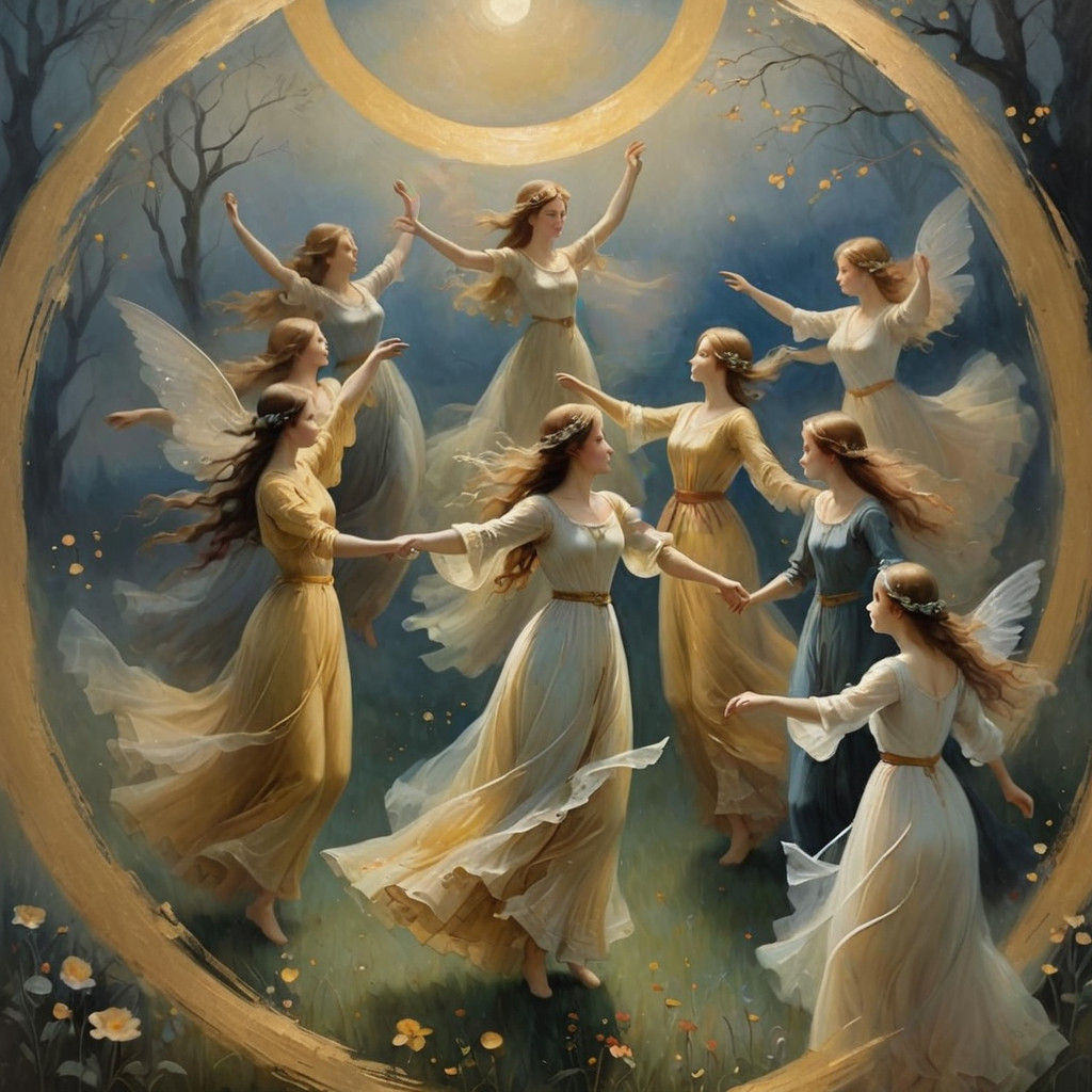 Whispers of Enchanted Moonlit Serenaders in Dreamscape