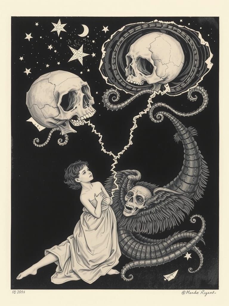 Surreal Dreams Shattered in a Decadent, Whimsical Nightmare