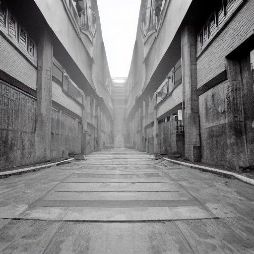 Surreal Cityscape Beneath Shanghai