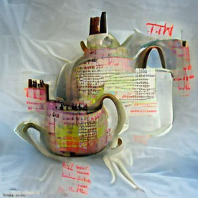 HTTP 418: I'm a Teapot in Mixed Media