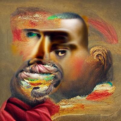 Abstract AI-Generated Art from a Blank Prompt