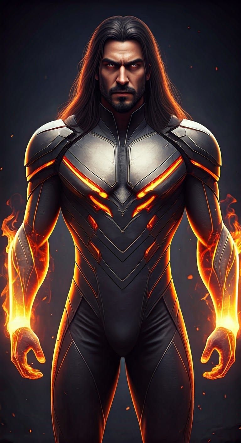 New Superhero: Fire Man