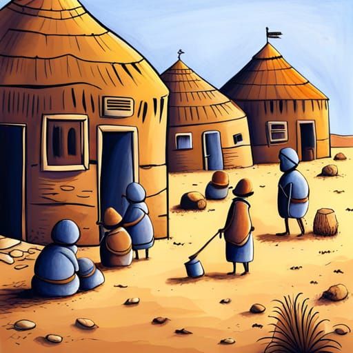 little desert village