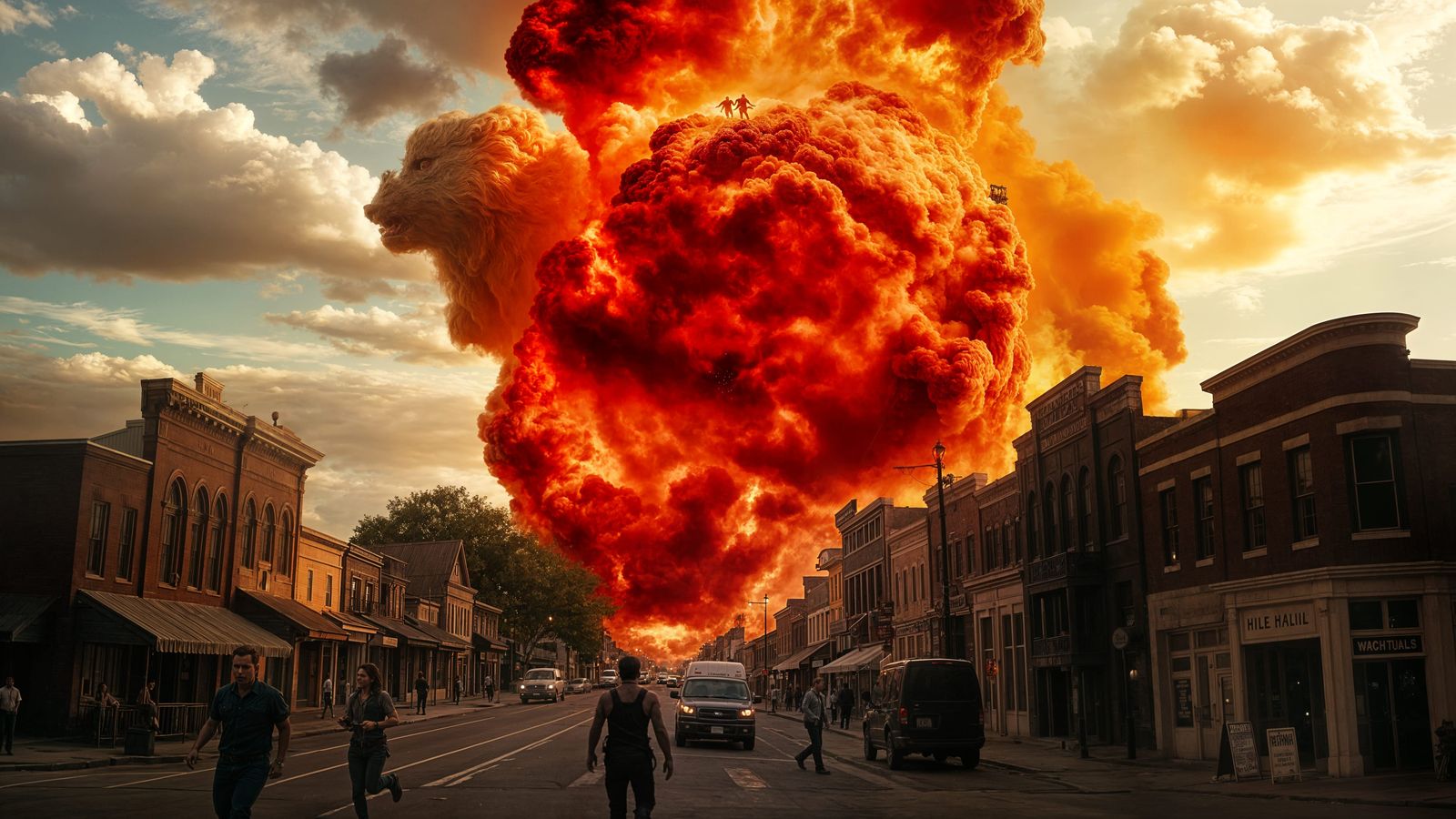 Dramatic Portal to Hell in Downtown Arkansas