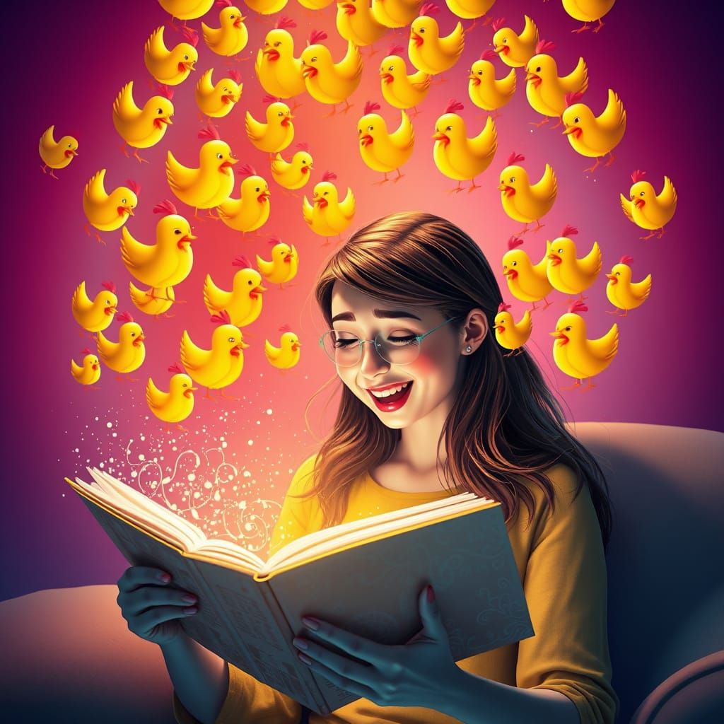 Magical Book Brings Rubber Chickens and Laughter