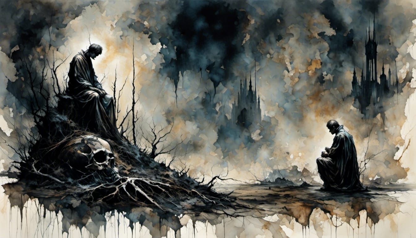 Dark War Grave Scene