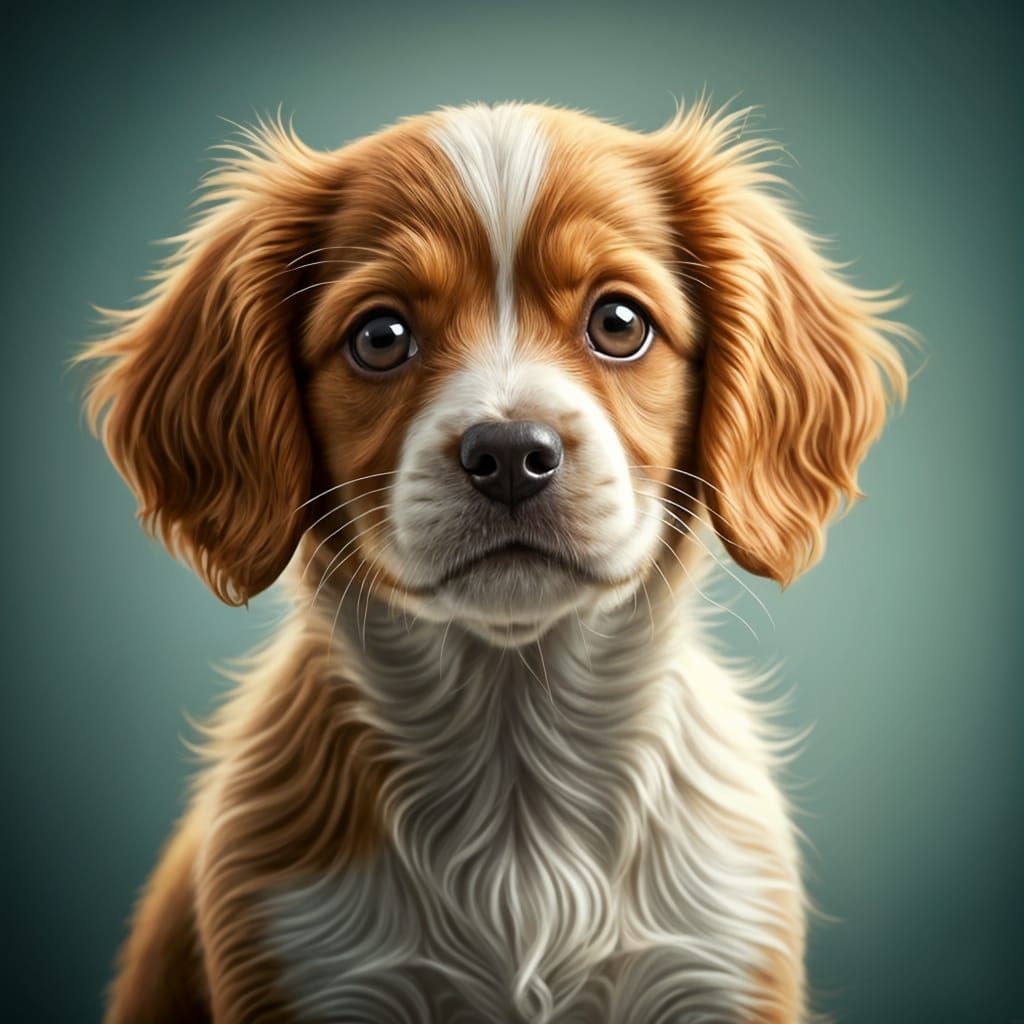 Calligraphy Art: A Dog's Love